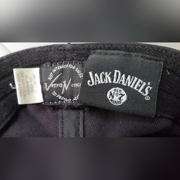 Jack Daniel's Unisex Old No.7 Brand Elastic Band Baseball Hat / Cap - EUC - Picture 5 of 5
